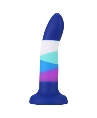 Gode ventouse 6 couleurs bleu 